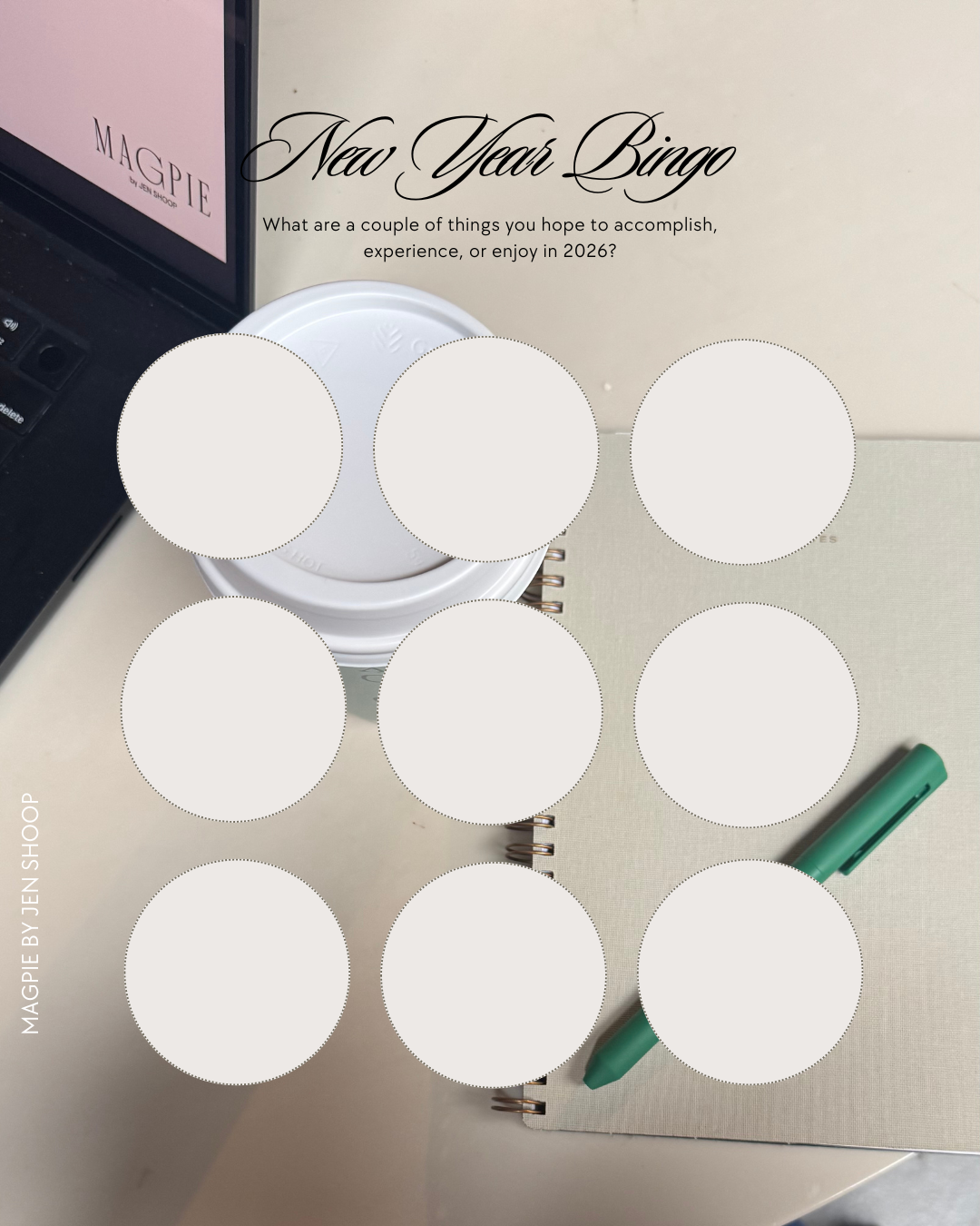 new year bingo: 2026.